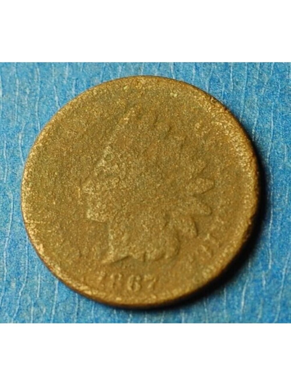 W1690 1867 Indian Head Cent Penny 1c - Check Out Our Store 💰💰KEY DATE💰💰